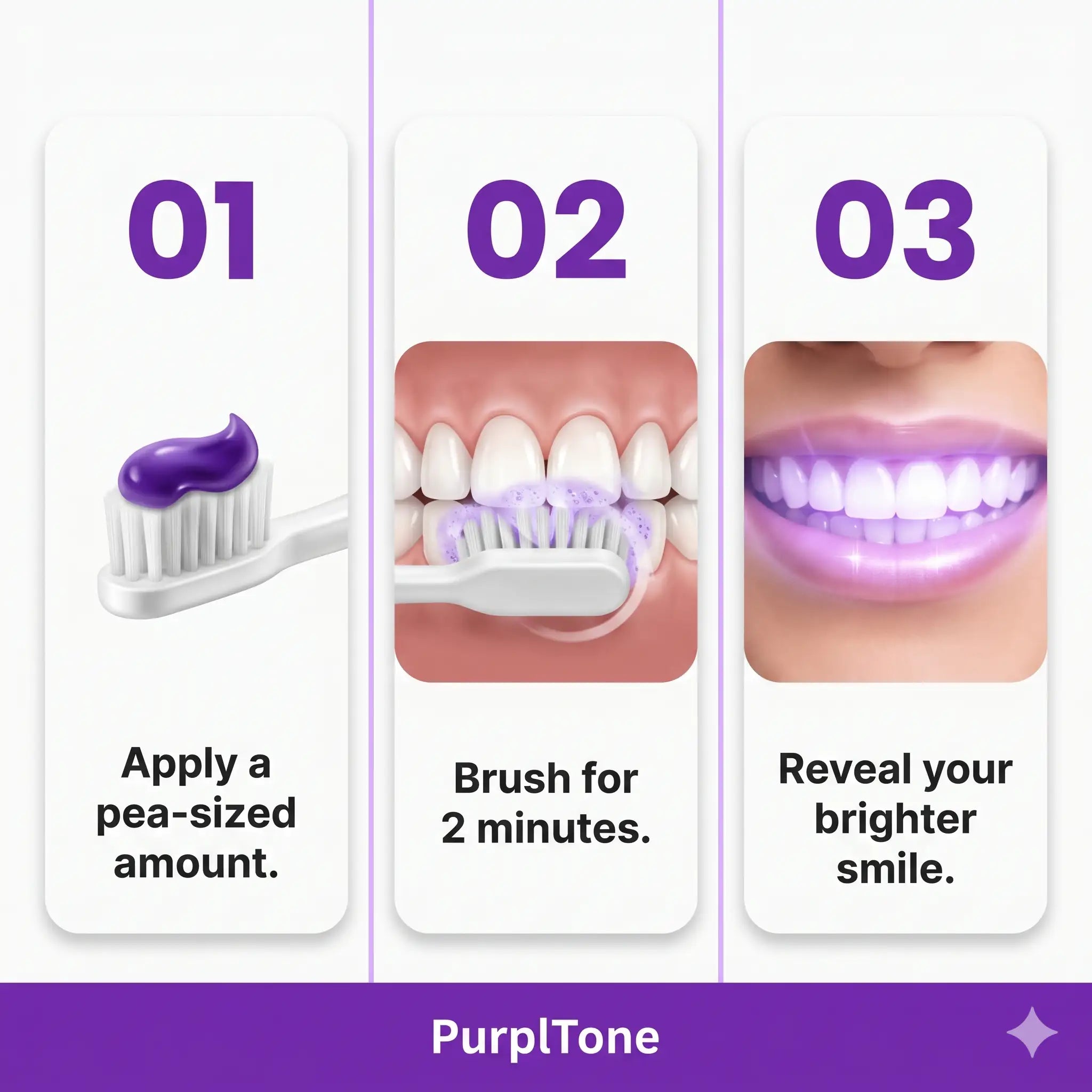 PurplTone™ Purple Colour Correcting Toothpaste