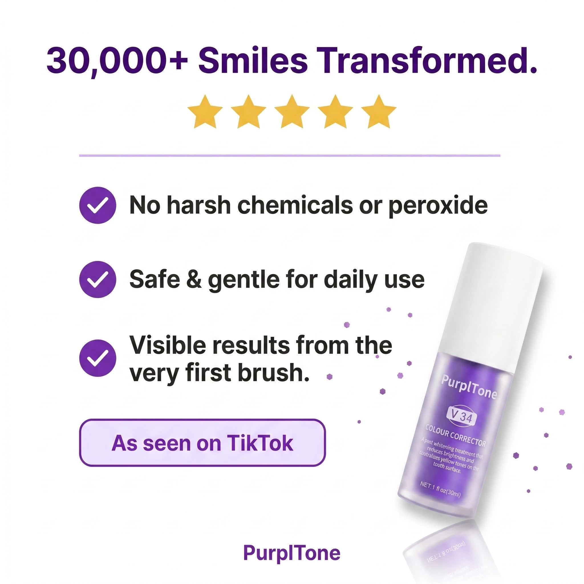 PurplTone™ Purple Colour Correcting Toothpaste